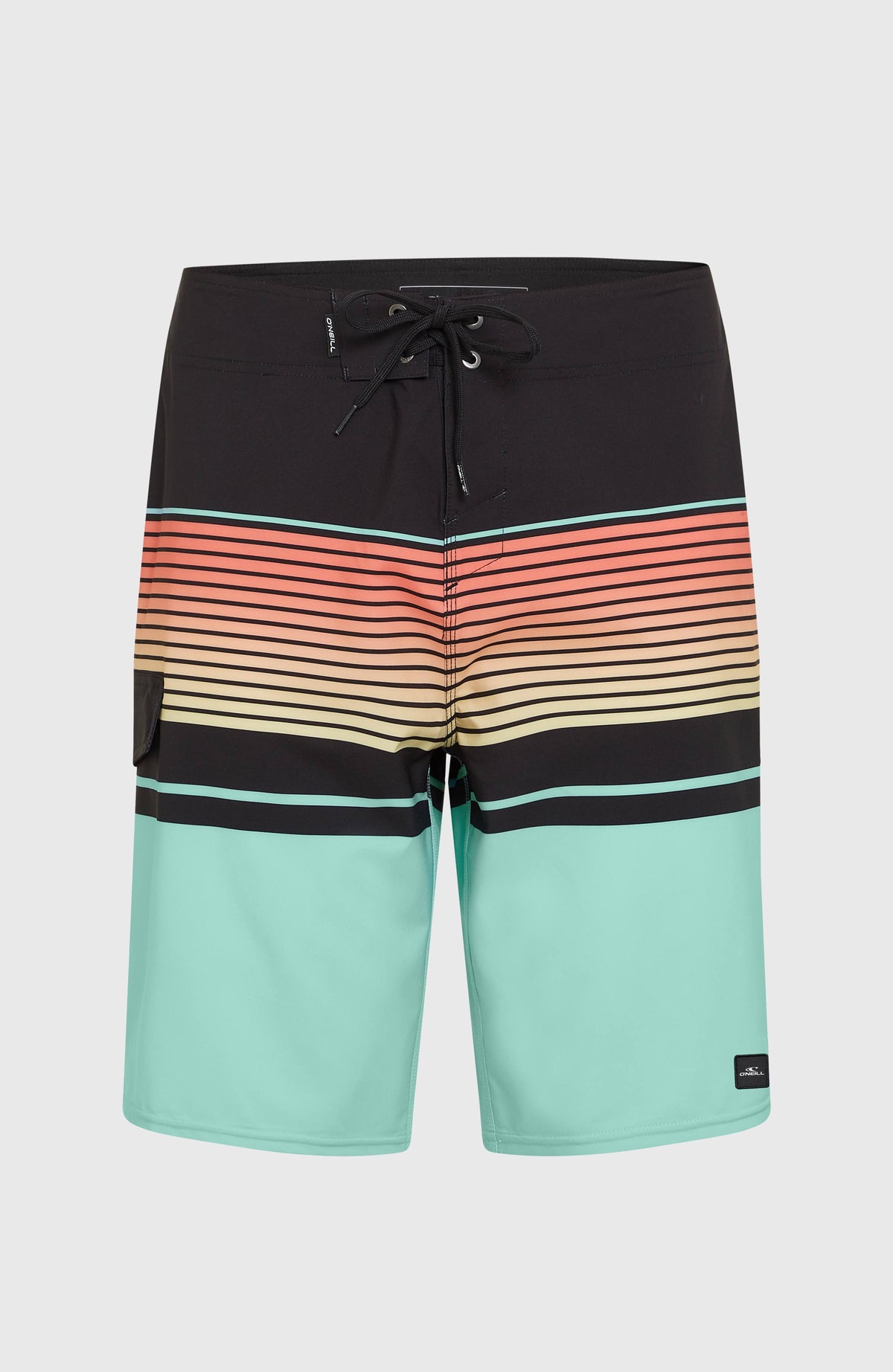 Lennox Stripe 21'' boardshort | Canal Blue Lennox Stripe