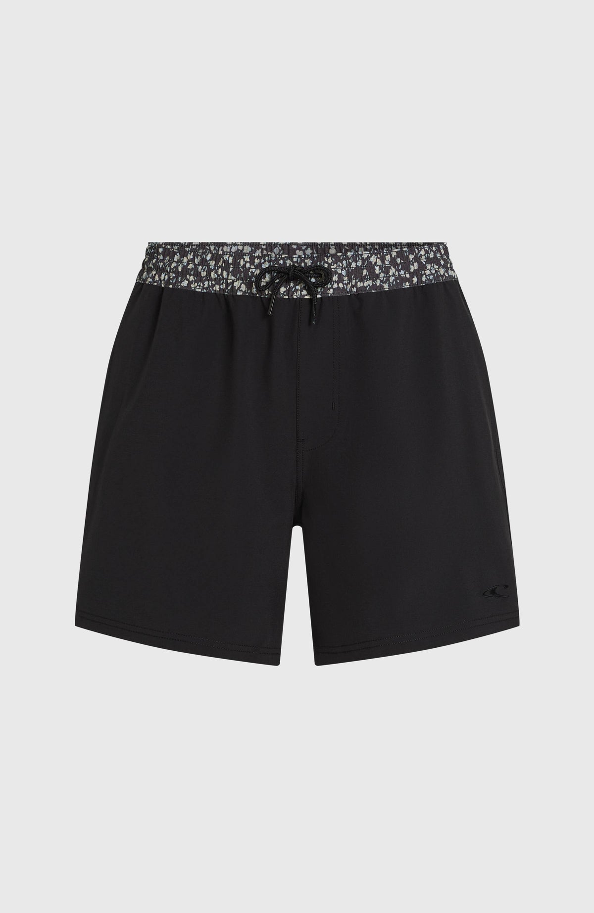 Pocket Print 16'' zwembroek | Black Out