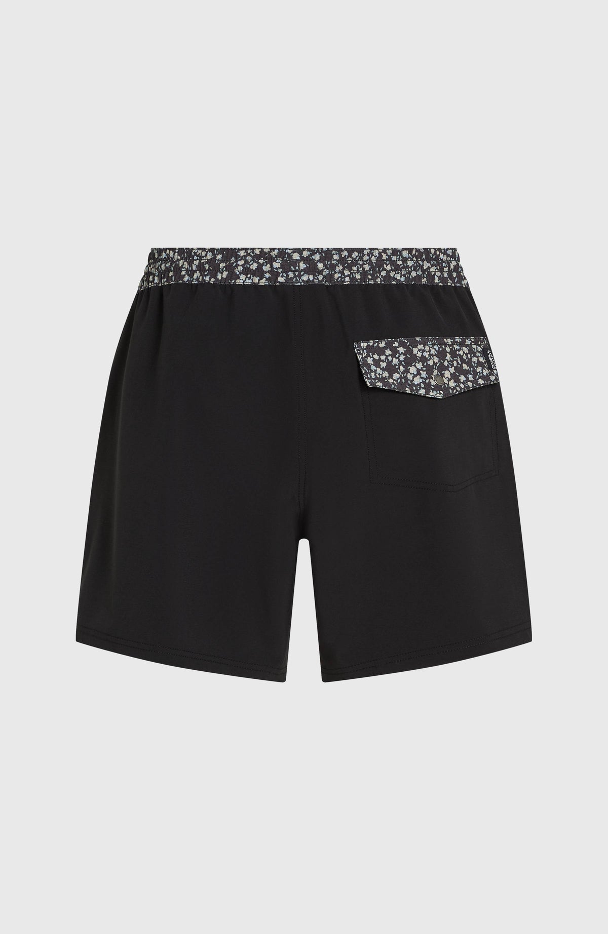 Pocket Print 16'' zwembroek | Black Out