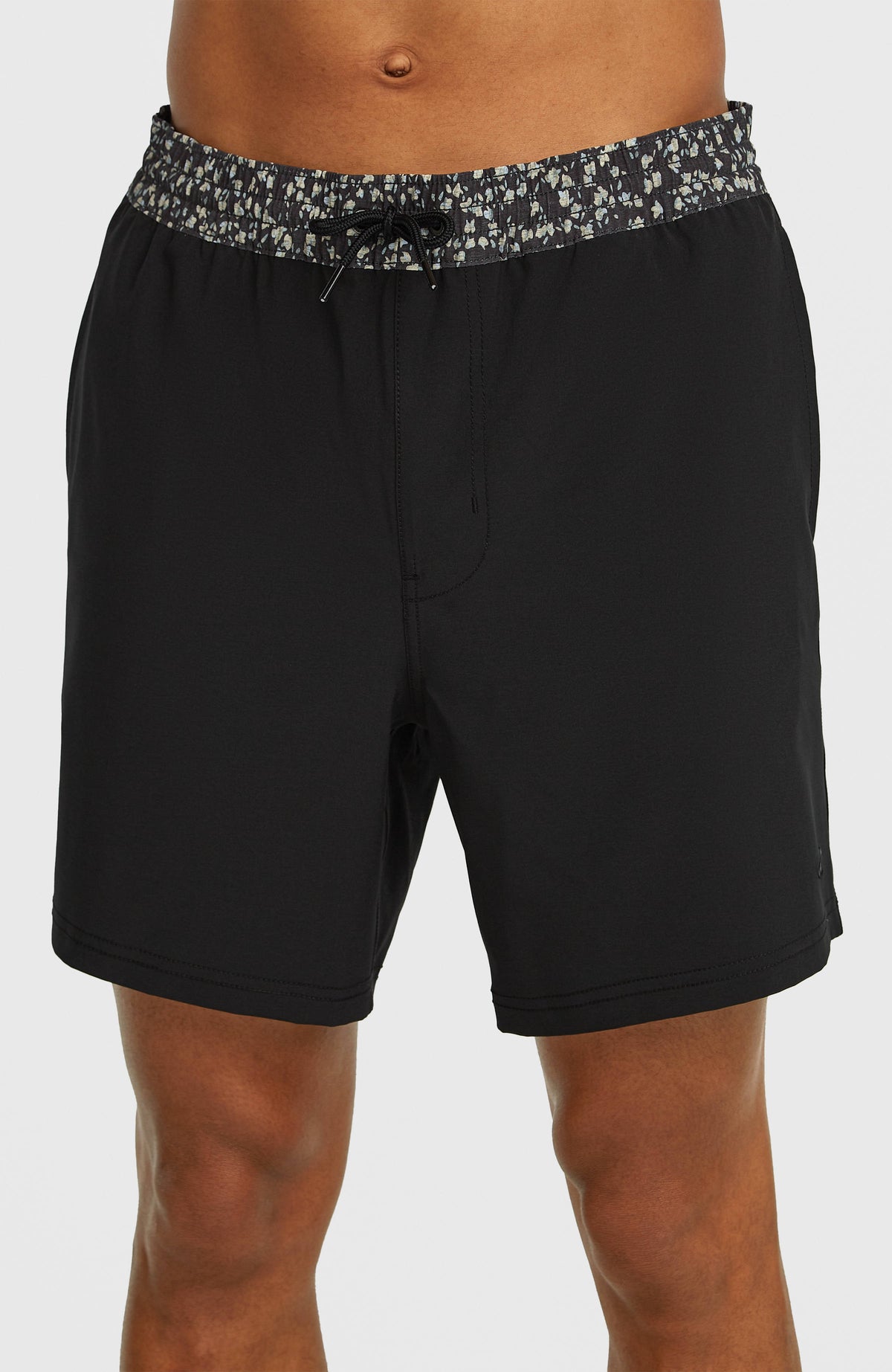 Pocket Print 16'' zwembroek | Black Out
