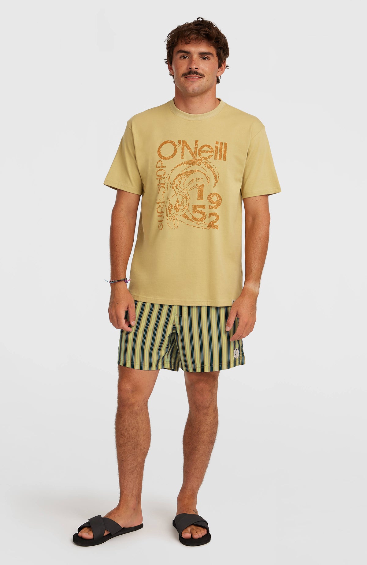 O'Riginals Stripe 15'' zwembroek | Yellow Originals stripe