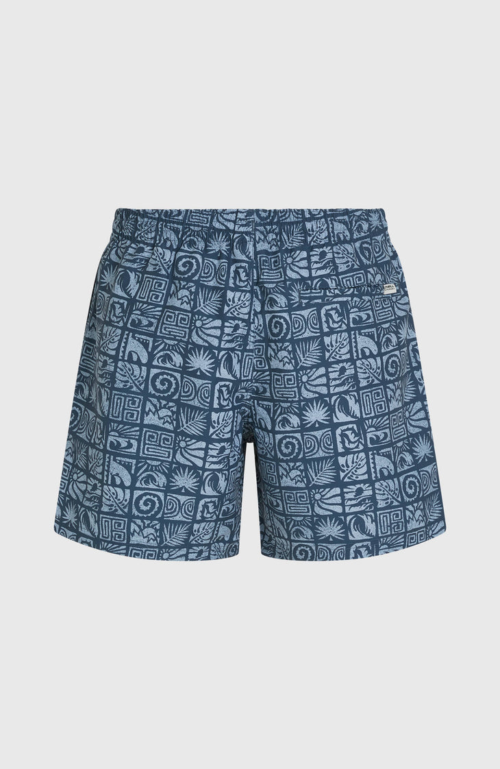 O'Neill Print 16'' zwembroek | Dark Blue Bricks