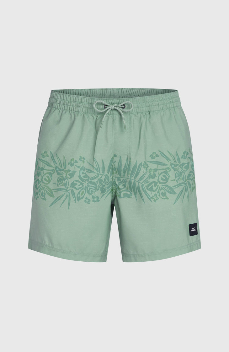 O'Neill Uni Flower 16'' zwembroek | Green Tropical Stripe