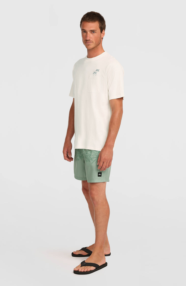O'Neill Uni Flower 16'' zwembroek | Green Tropical Stripe