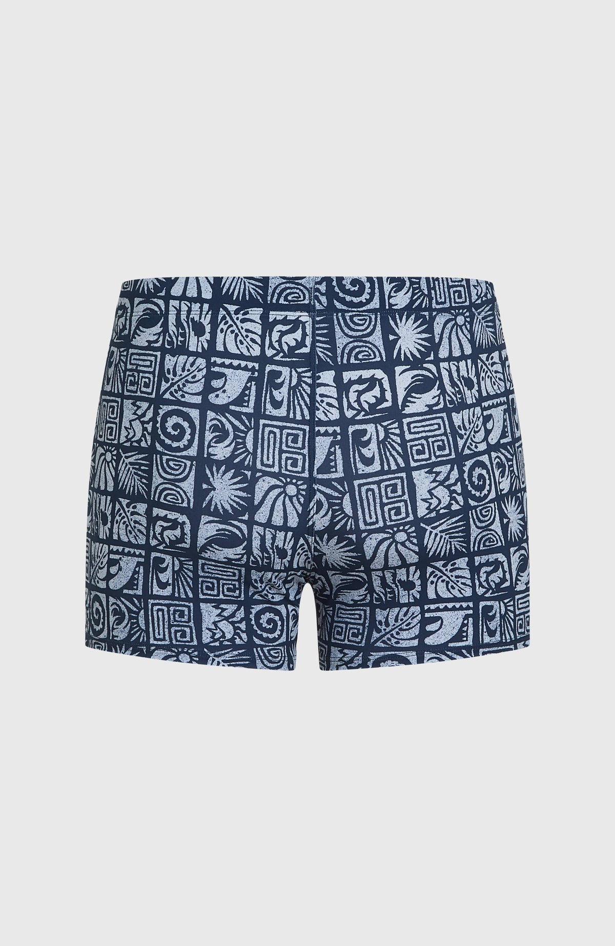 Essentials All-Over-Print zwemboxer | Dark Blue Bricks