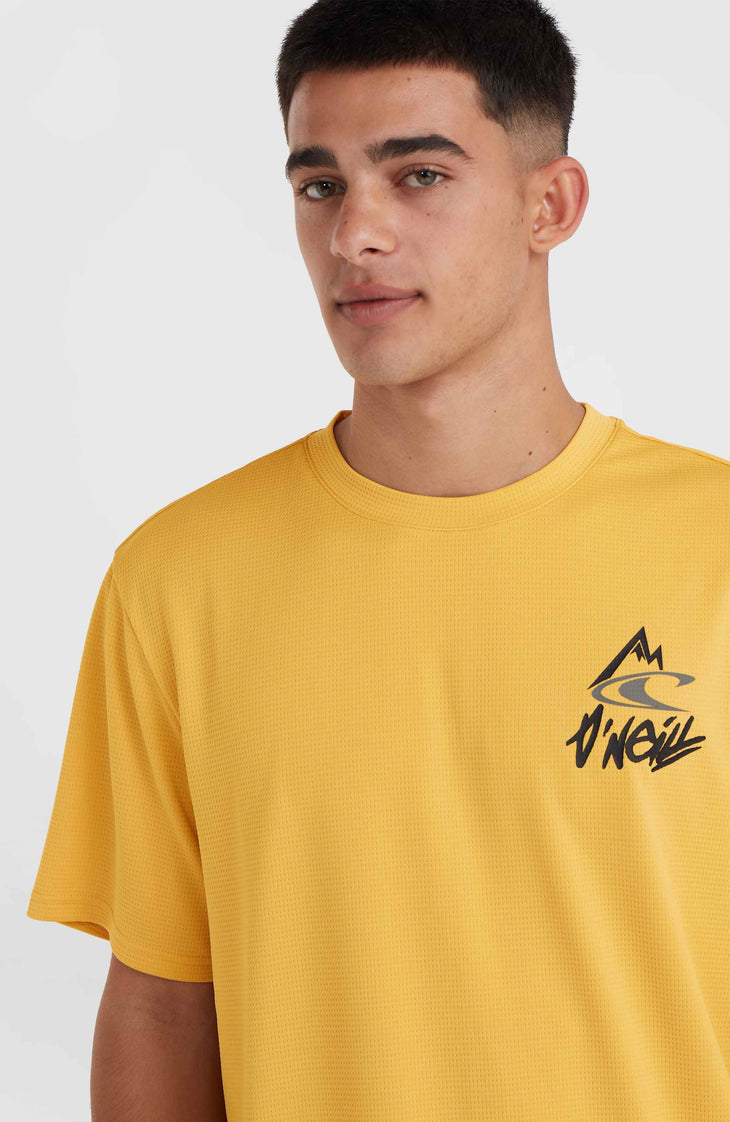 O'Neill Hybrid Logo Polygiene T-shirt | Golden Haze