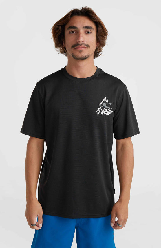 O'Neill Hybrid Logo Polygiene T-shirt | Black Out