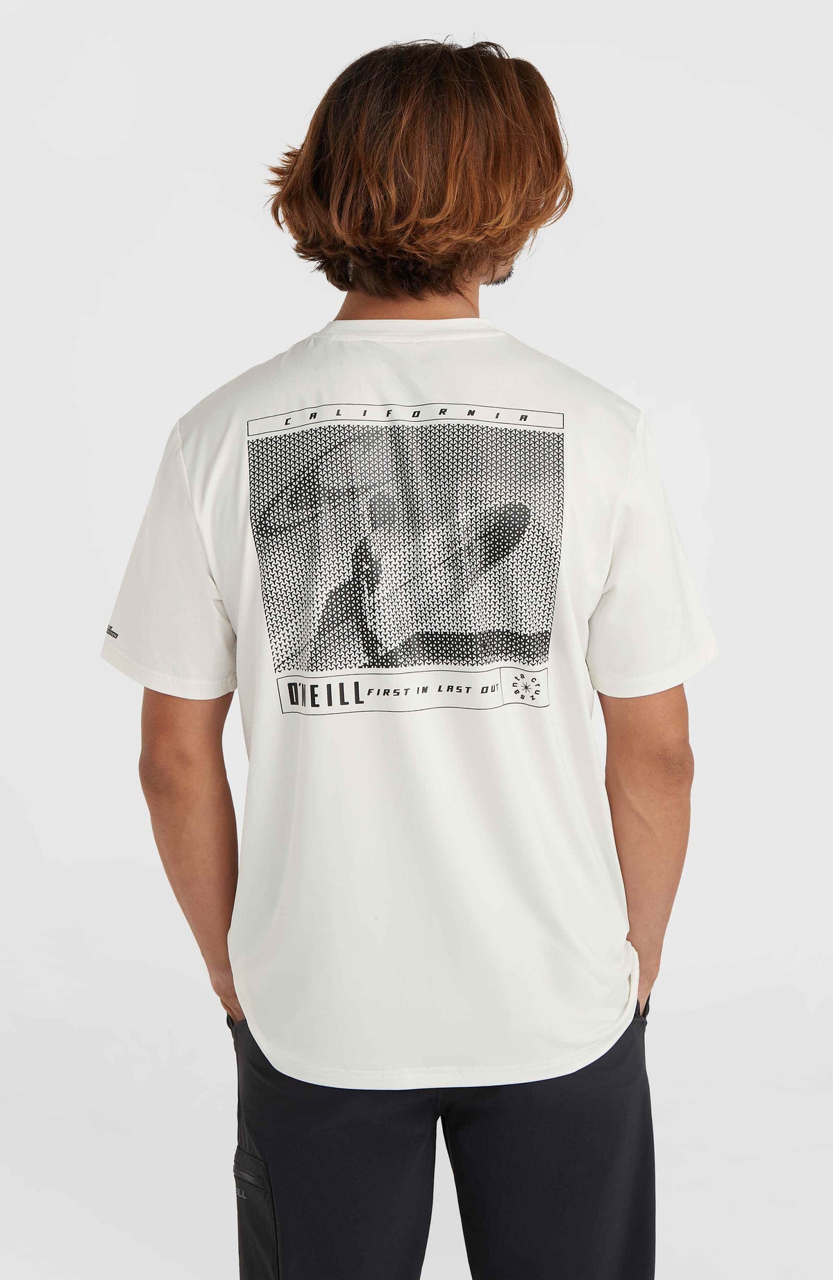 O'Neill TRVLR Series Photoprint Polygiene T-shirt | Snow White