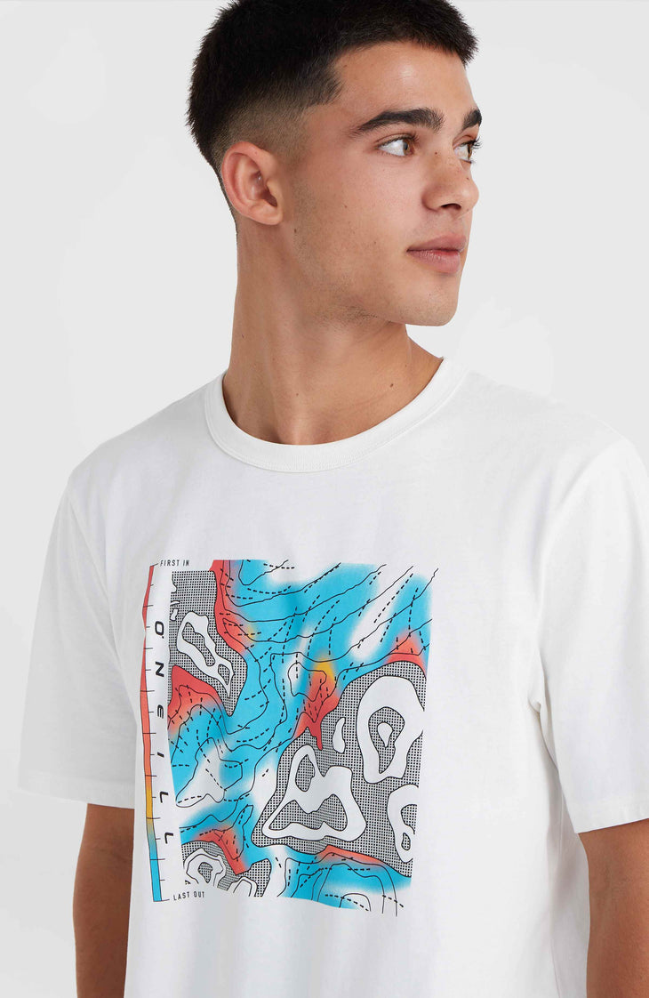 O'Neill TRVLR Series Pacific Polygiene T-shirt | Snow White
