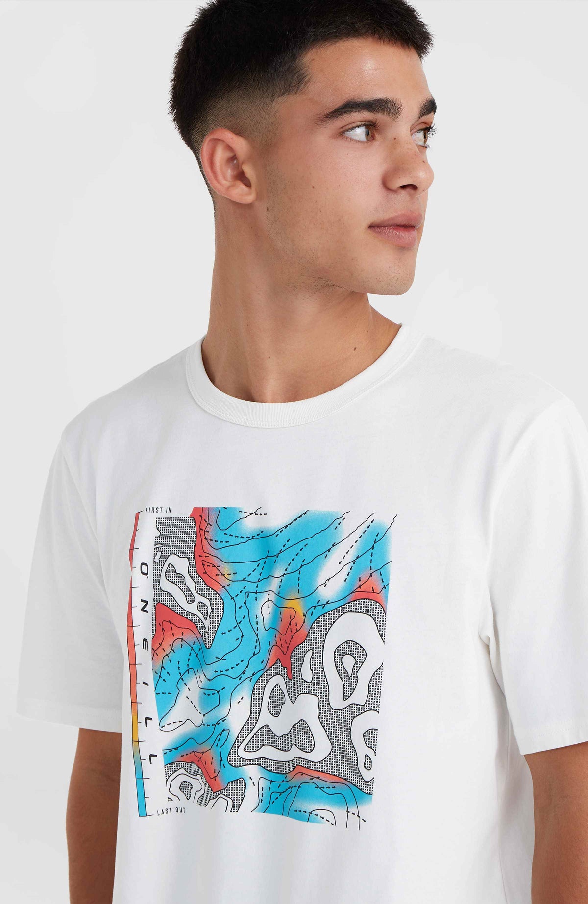 O'Neill TRVLR Series Pacific Polygiene T-shirt | Snow White