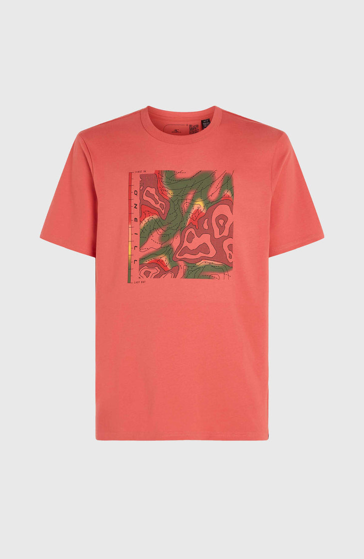 O'Neill TRVLR Series Pacific Polygiene T-shirt | Red Orcher