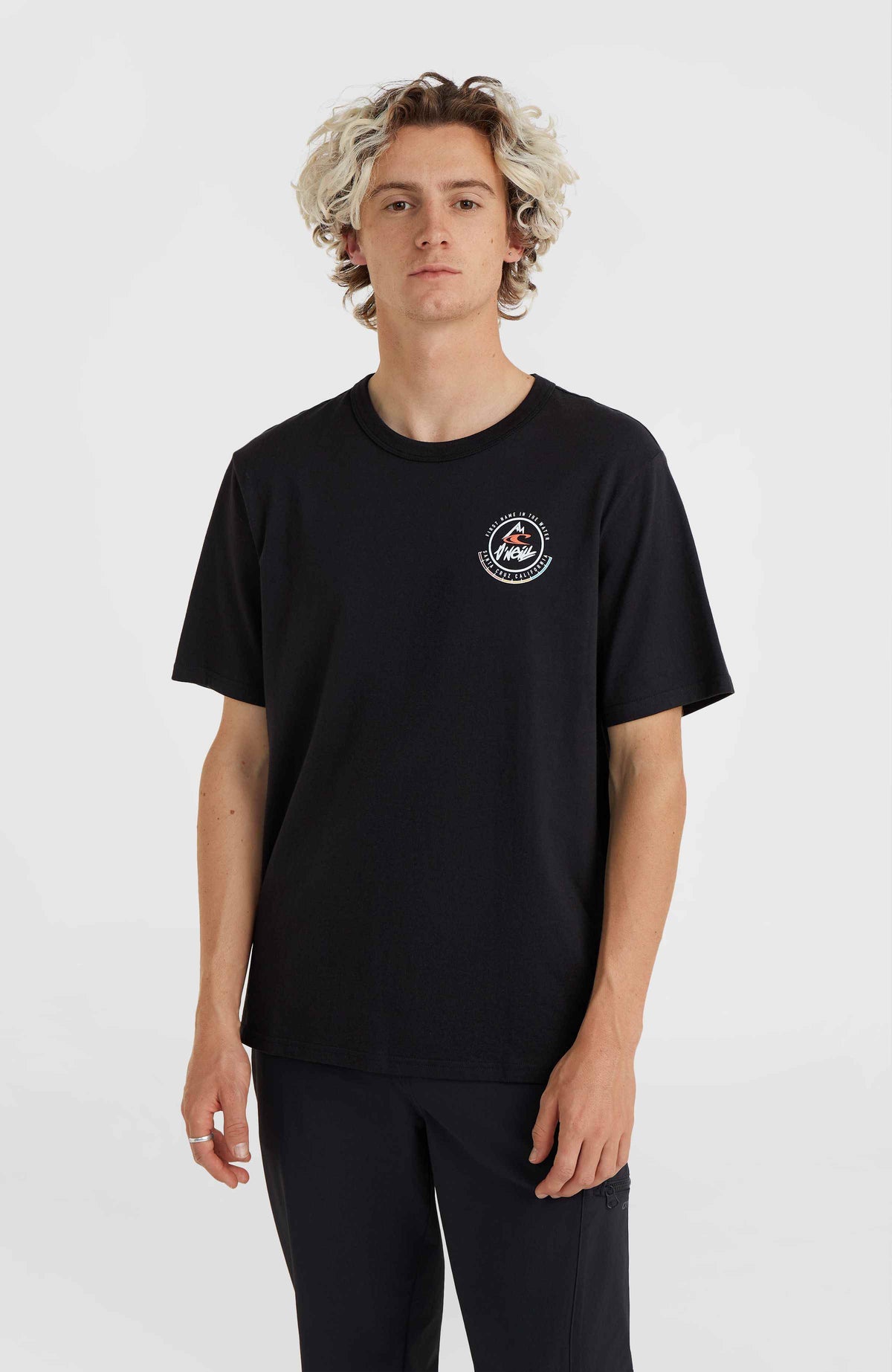 O'Neill TRVLR Series Back Print Polygiene T-shirt | Black Out