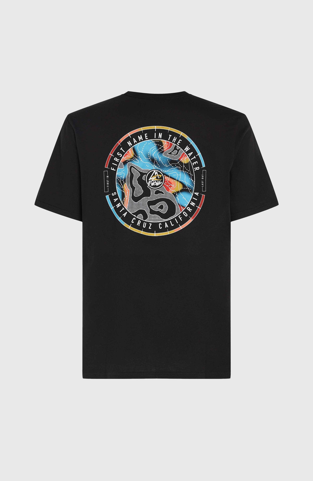 O'Neill TRVLR Series Back Print Polygiene T-shirt | Black Out