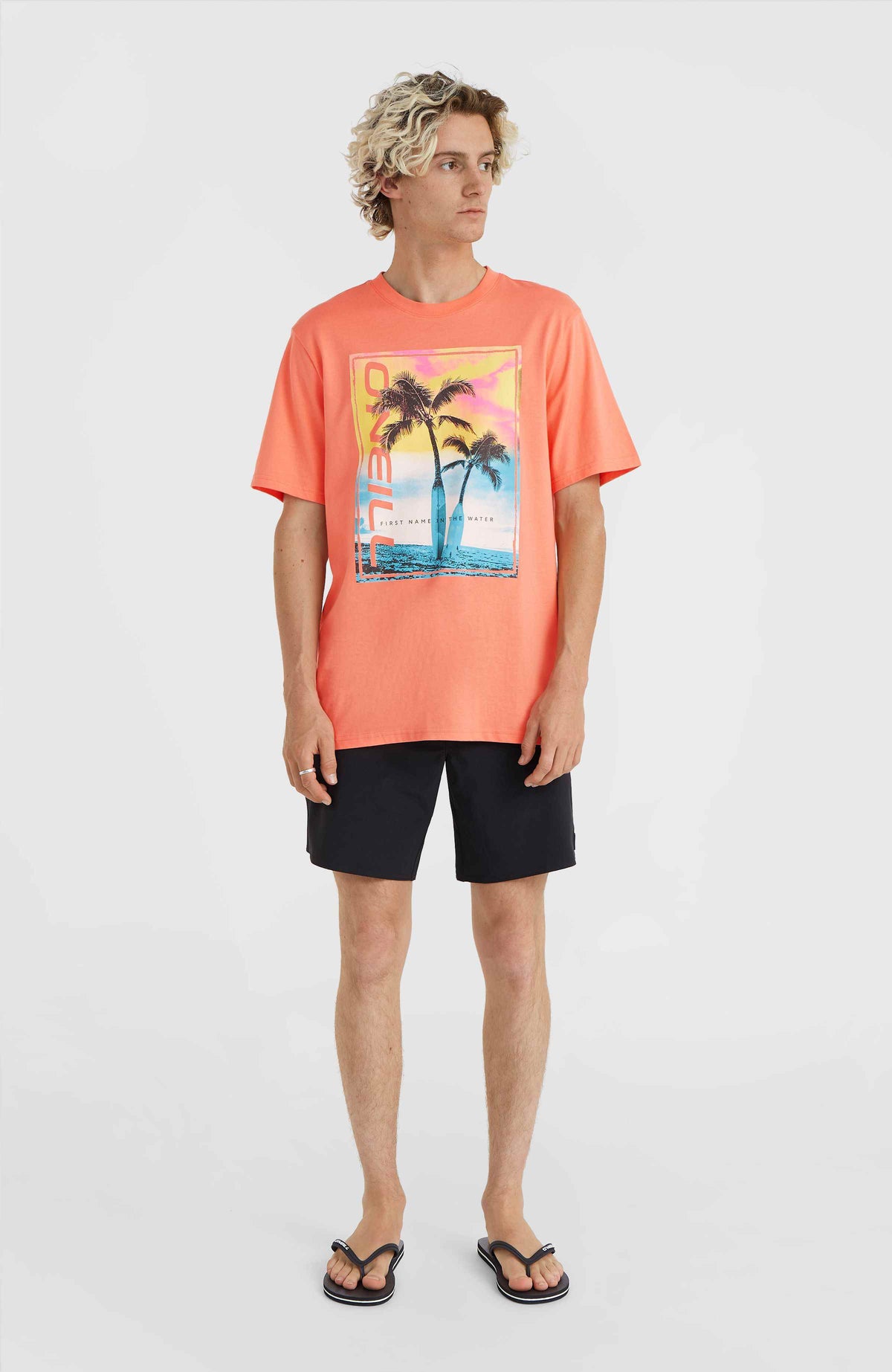 Jack O'Neill Neon T-shirt | Living Coral