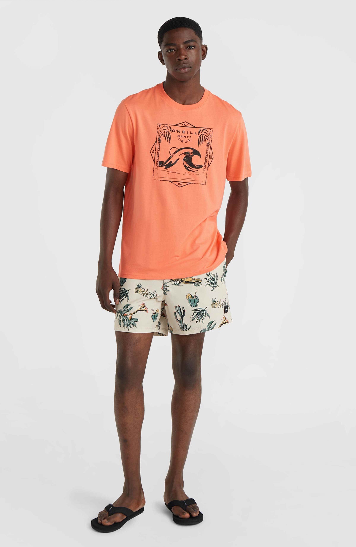 Mix and Match Wave T-shirt | Living Coral