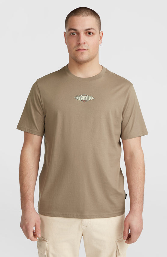 Back Print T-shirt | Concrete