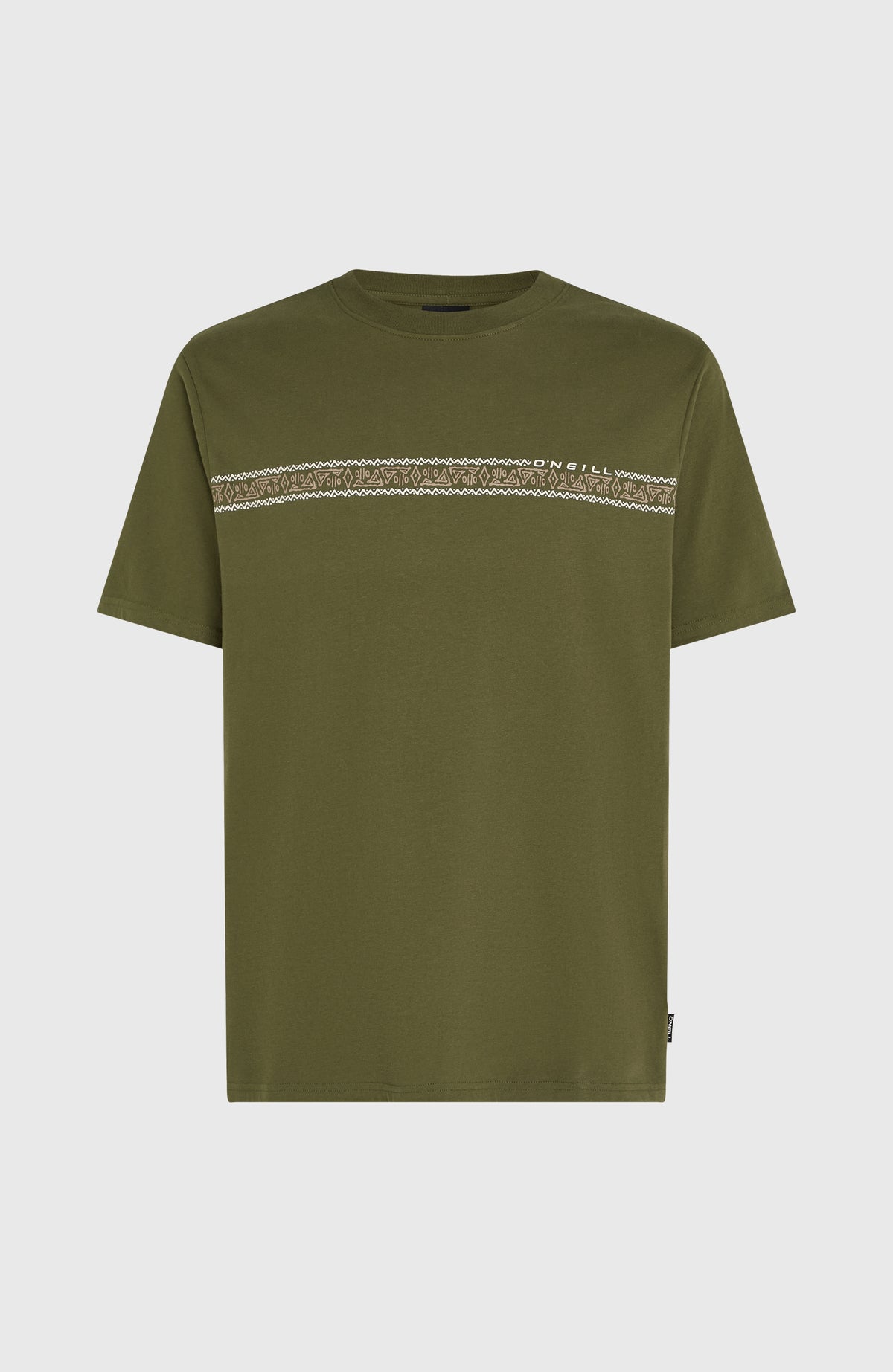 Ikat Stripe T-shirt | Forest Night