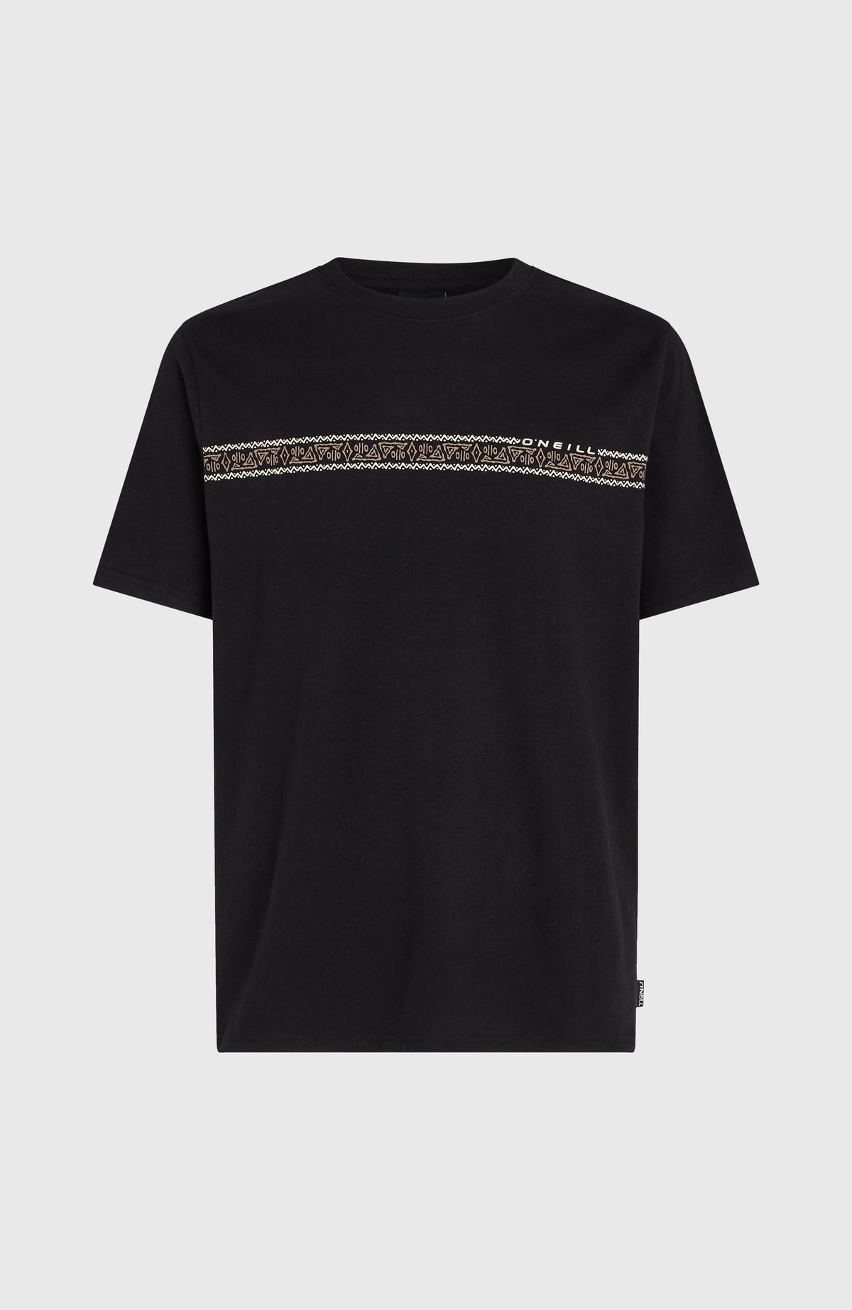 Ikat Stripe T-shirt | Black Out
