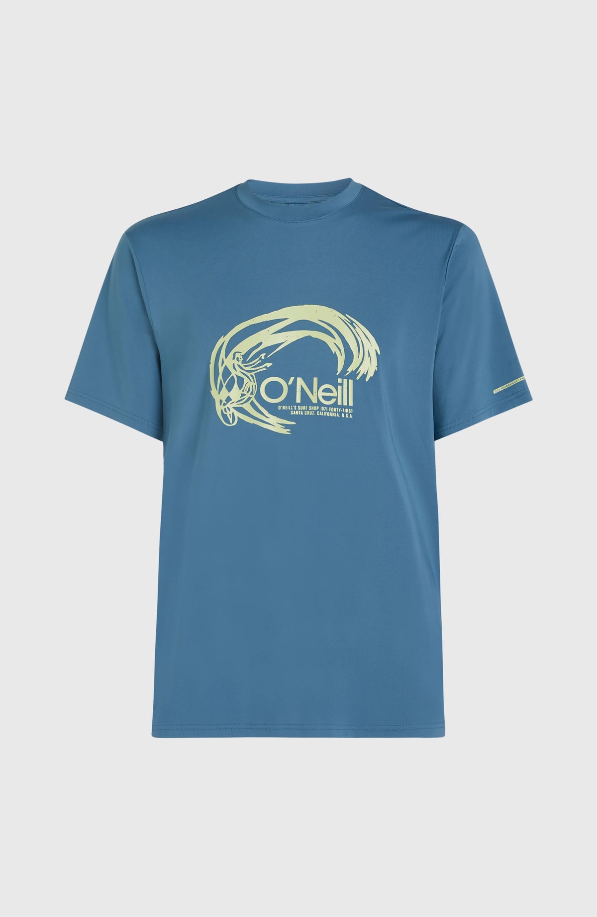 O'Riginals Hybrid UPF 50+ Graphic T-shirt | Copen Blue