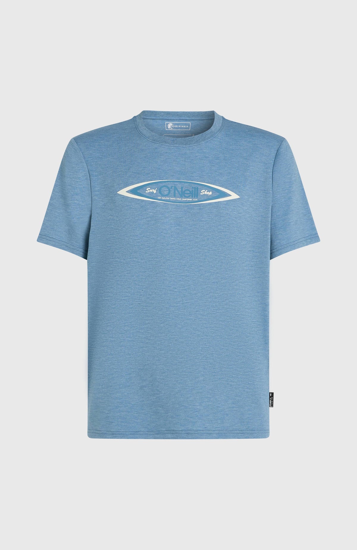 O'Riginals Hybrid Polygiene Graphic T-shirt | Copen Blue