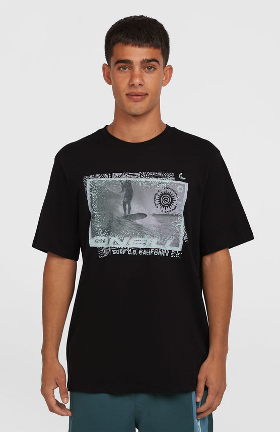 Photo Print T-shirt | Black Out