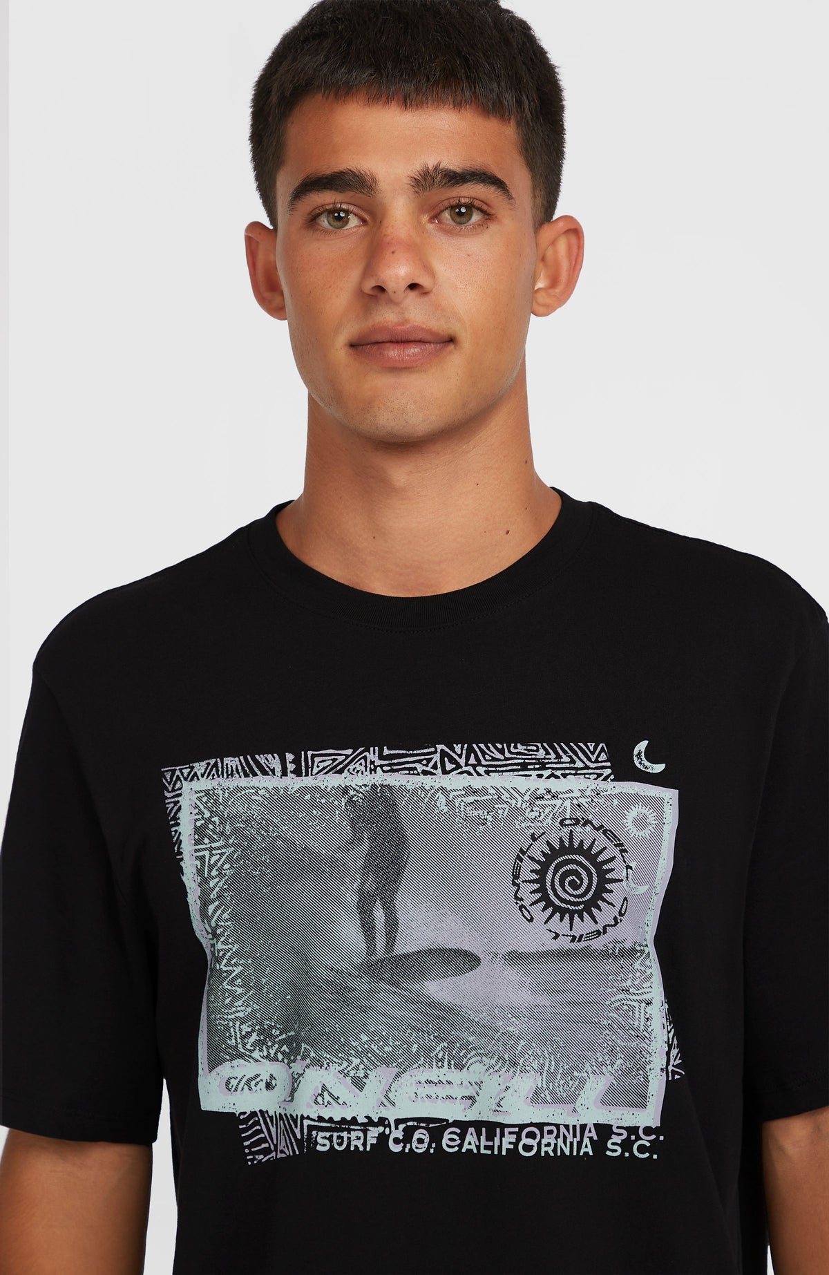 Photo Print T-shirt | Black Out