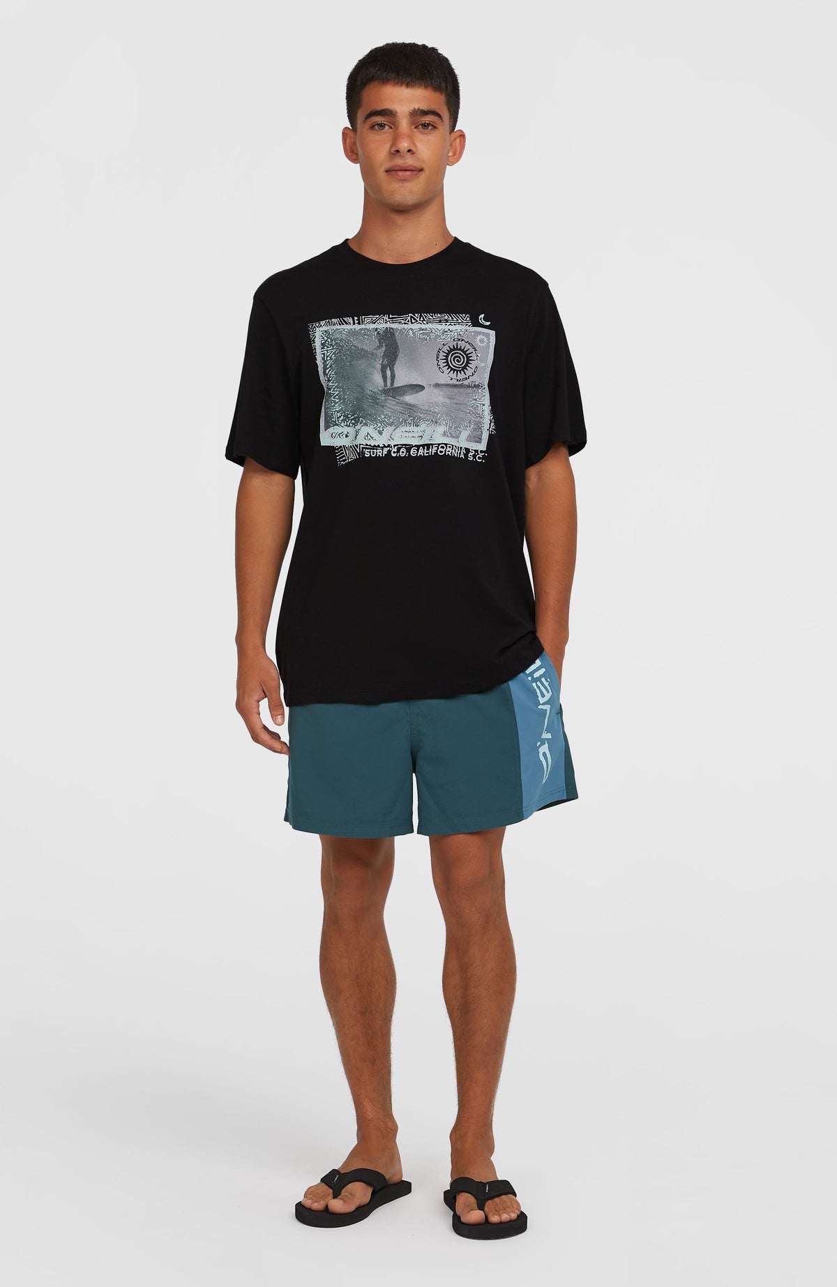Photo Print T-shirt | Black Out