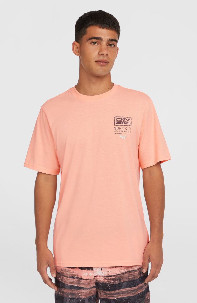Retro Graphic T-shirt | Coral Pop Retro Graphic T-shirt | Coral Pop