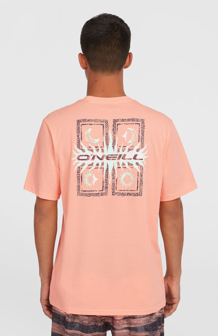 Retro Graphic T-shirt | Coral Pop
