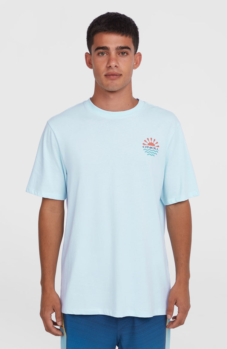Sun T-shirt | Sky Blue Heather Sun T-shirt | Sky Blue Heather