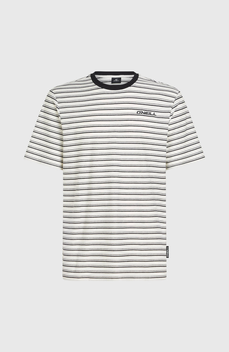 Yarn Stripe T-shirt | White Cali Stripe