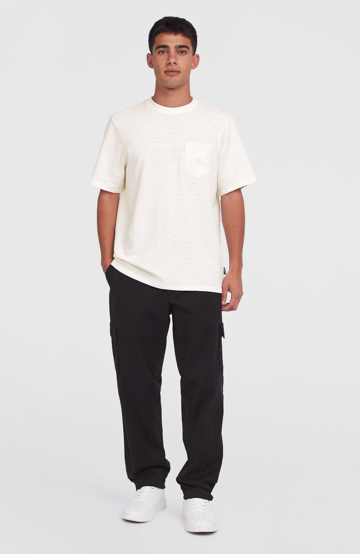 Slub Chest Pocket T-shirt | Snow White