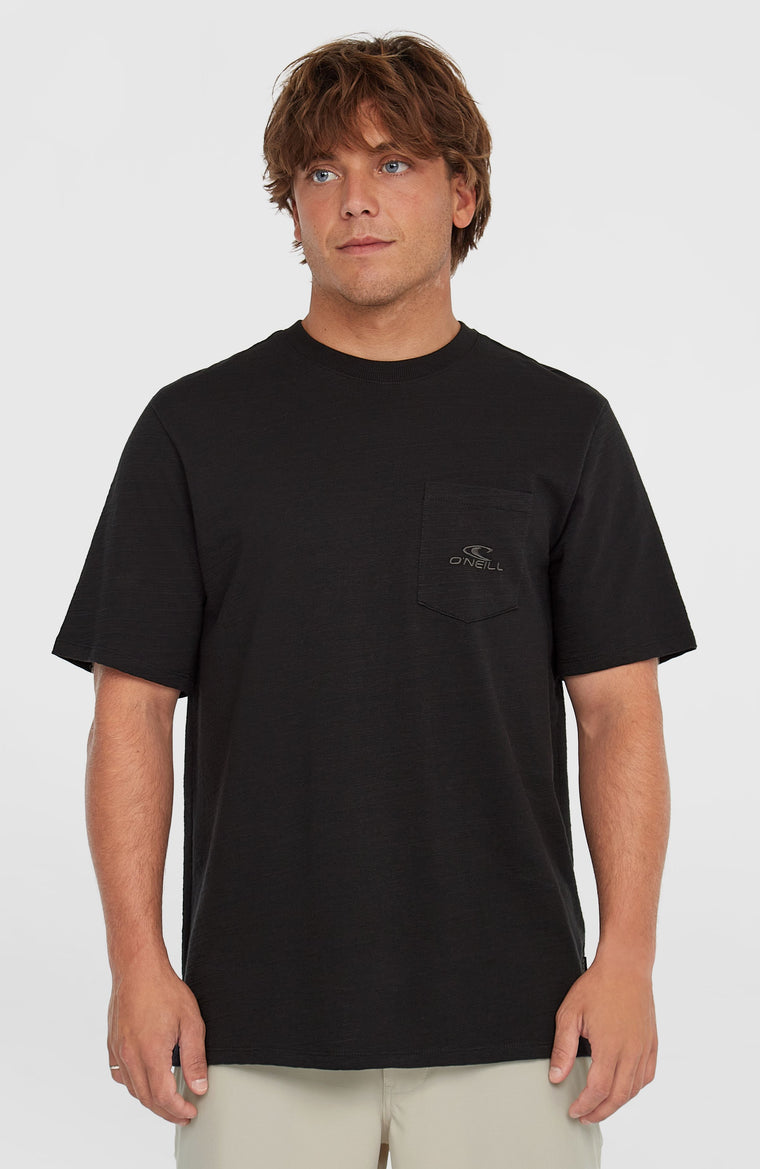 Slub Chest Pocket T-shirt | Black Out Slub Chest Pocket T-shirt | Black Out