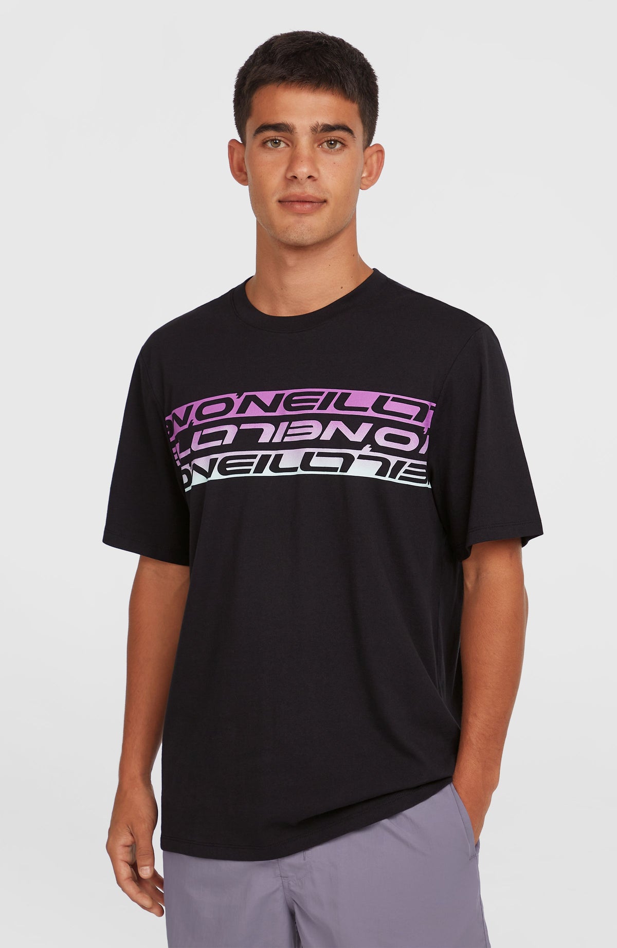 Stripe T-shirt | Black Out