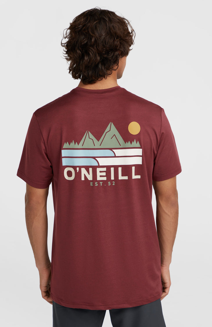 O'Neill TRVLR Series UPF T-shirt | Burgundy