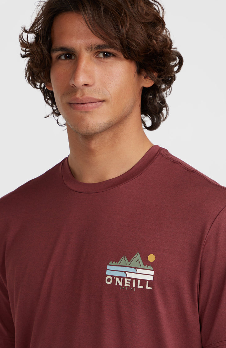 O'Neill TRVLR Series UPF T-shirt | Burgundy
