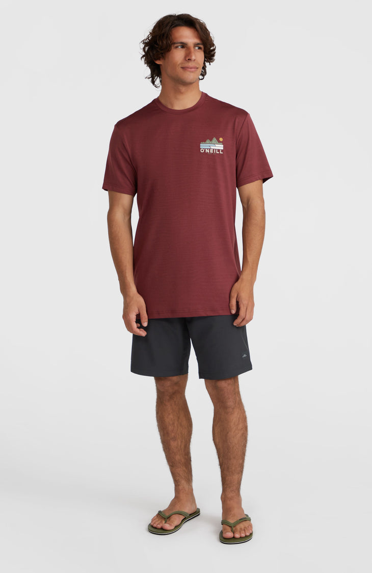 O'Neill TRVLR Series UPF T-shirt | Burgundy