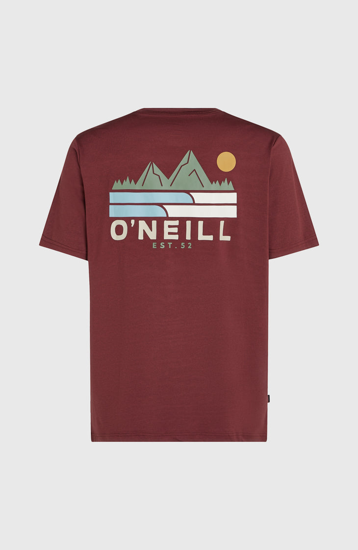 O'Neill TRVLR Series UPF T-shirt | Burgundy