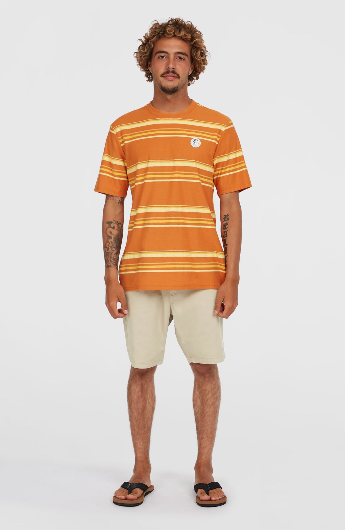 O'Riginals Stripe T-shirt | Orange Originals Retro Stripe