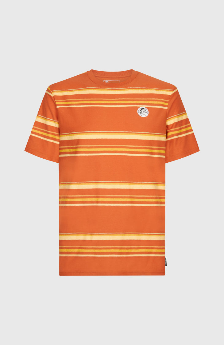 O'Riginals Stripe T-shirt | Orange Originals Retro Stripe