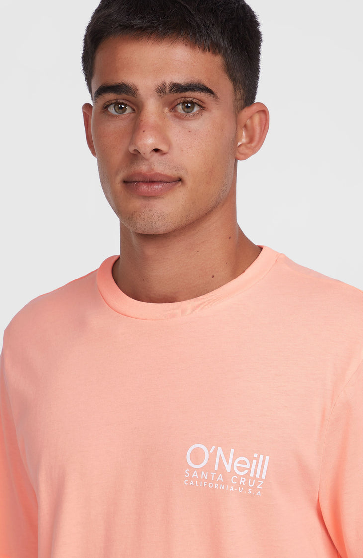 Original Cali Logo T-shirt | Coral Pop