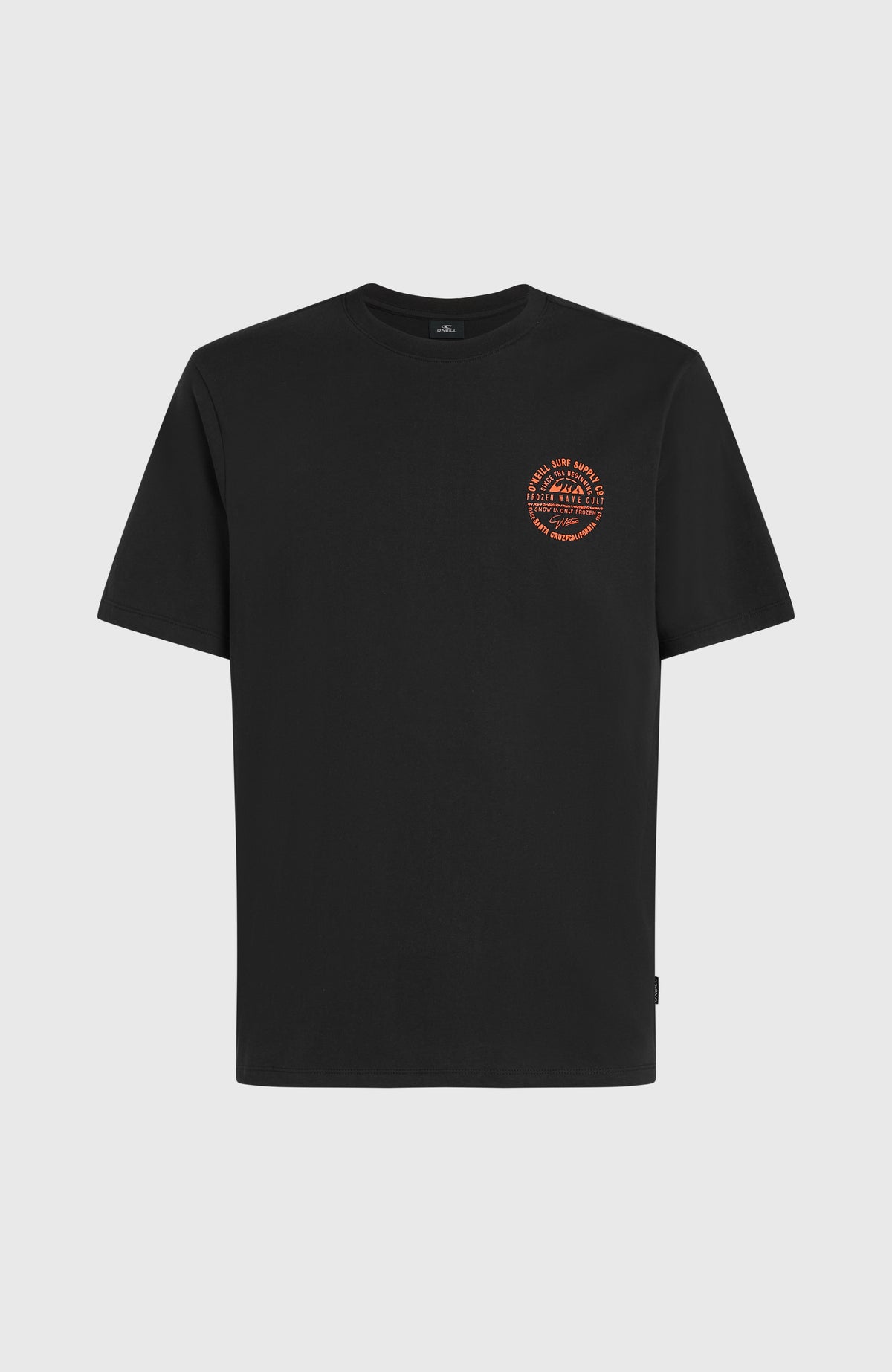 Chest Print T-shirt | Black Out