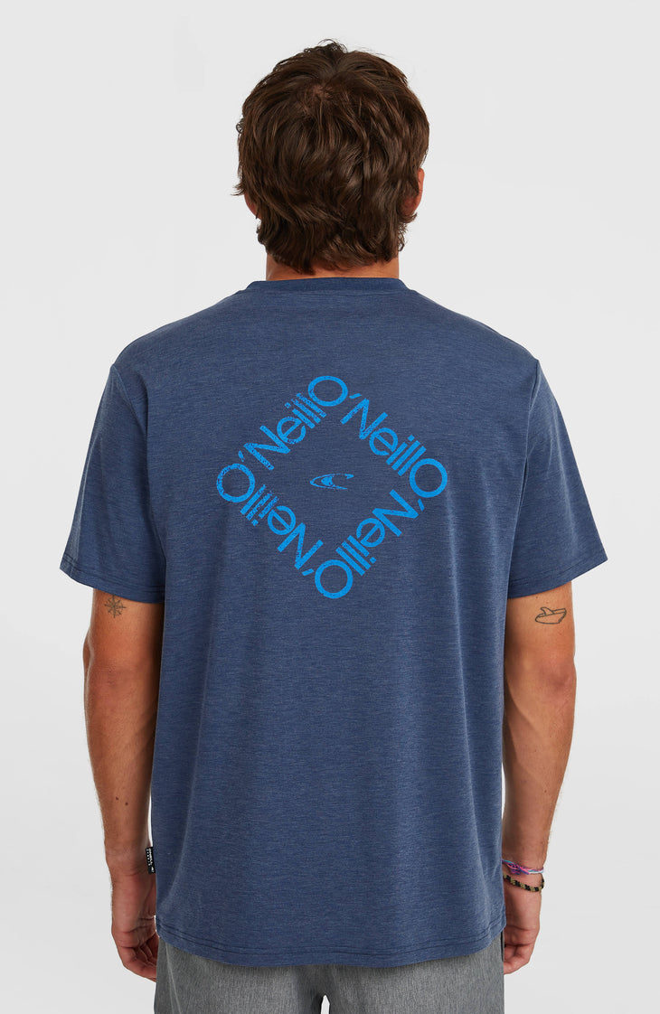 O'Neill Hybrid Polygiene Back-Print T-shirt | English Evening