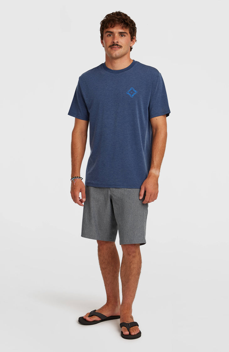 O'Neill Hybrid Polygiene Back-Print T-shirt | English Evening