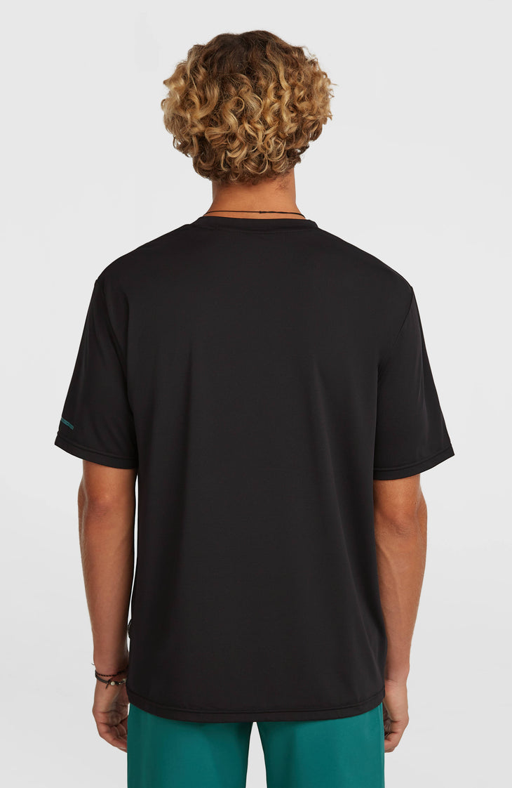 O'Neill Hybrid UPF 50+ Polygiene Graphic T-shirt | Black Out
