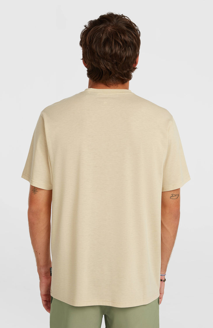 O'Neill Hybrid Polygiene Graphic T-shirt | Cocoa Sand