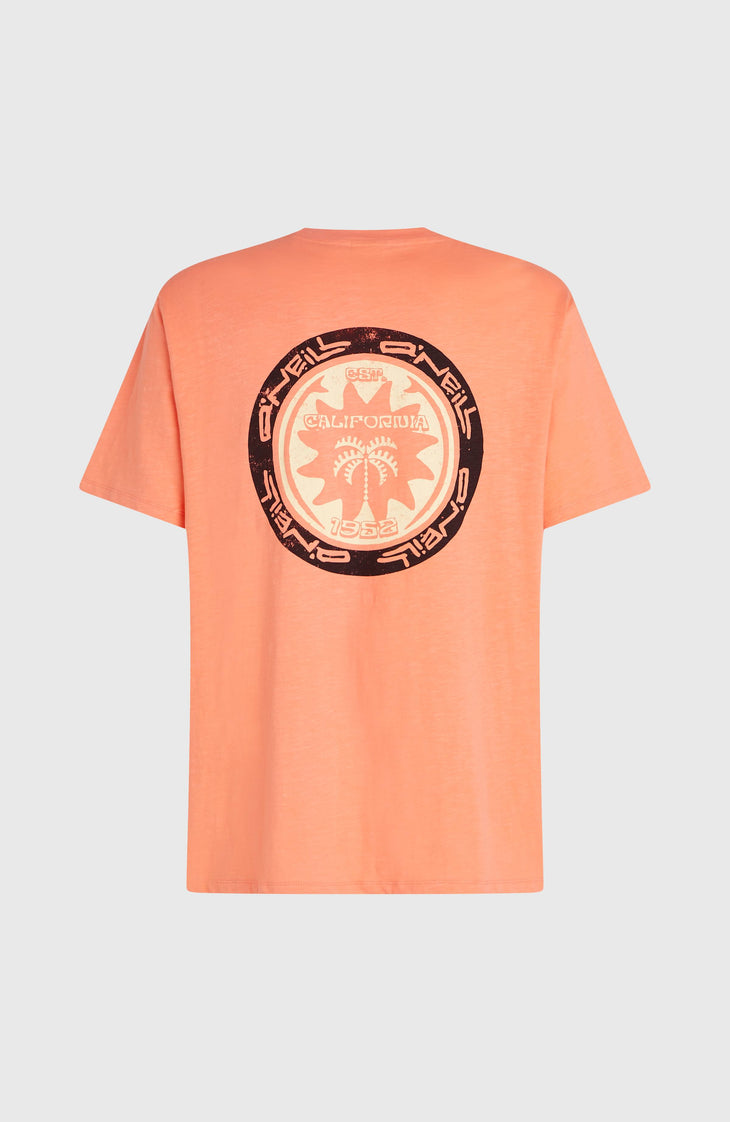 O'Neill Slub Back-Print T-shirt | Funky Peach