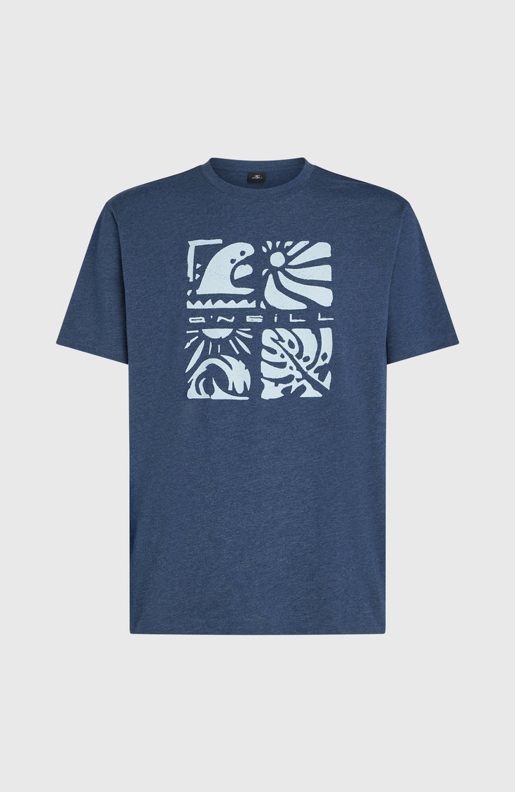 O'Neill Melange Front-Print T-shirt | English Evening