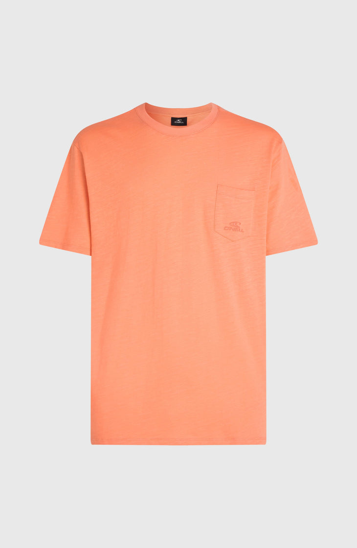 O'Neill Slub Chest Pocket T-shirt | Funky Peach