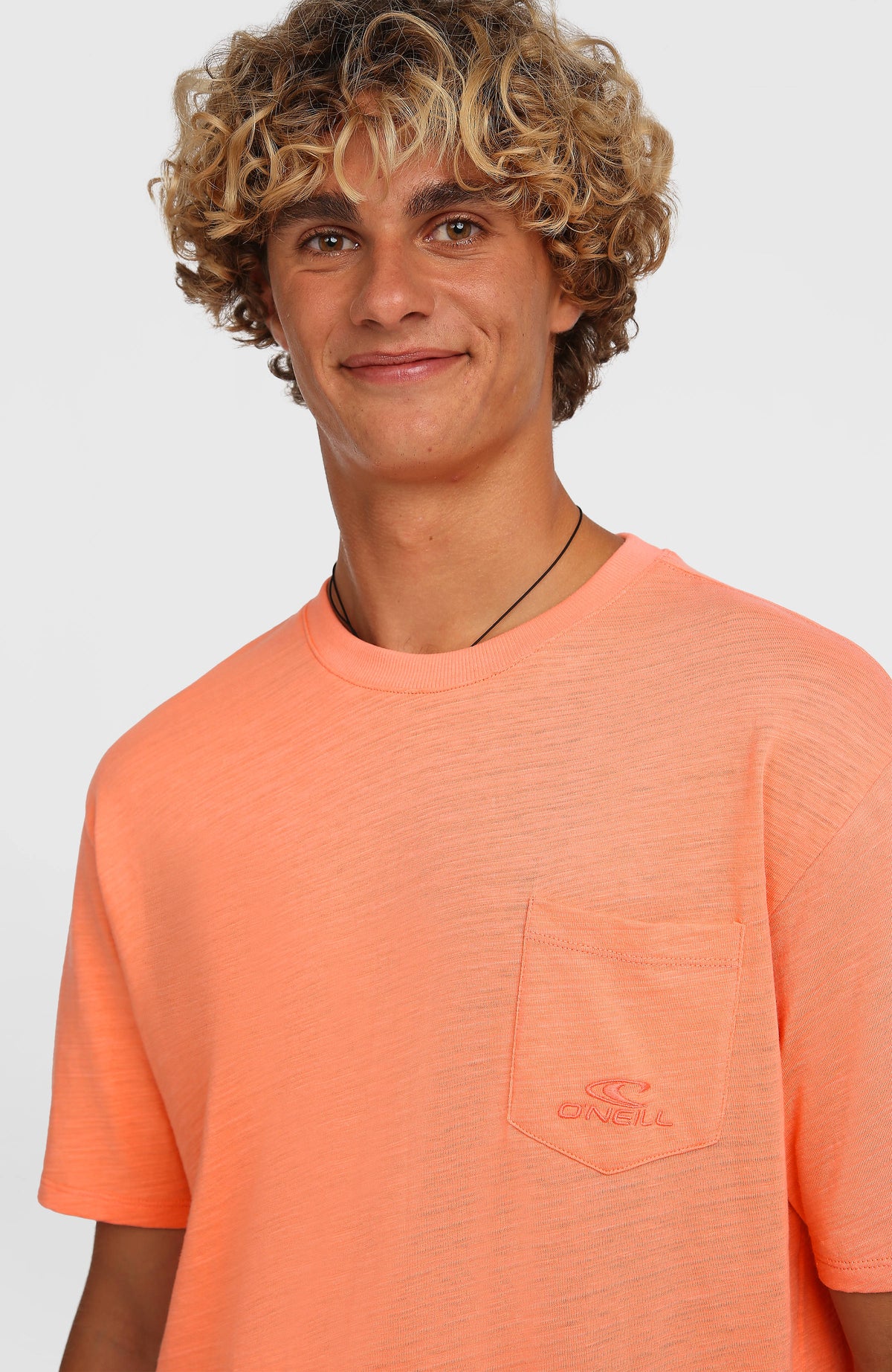 O'Neill Slub Chest Pocket T-shirt | Funky Peach
